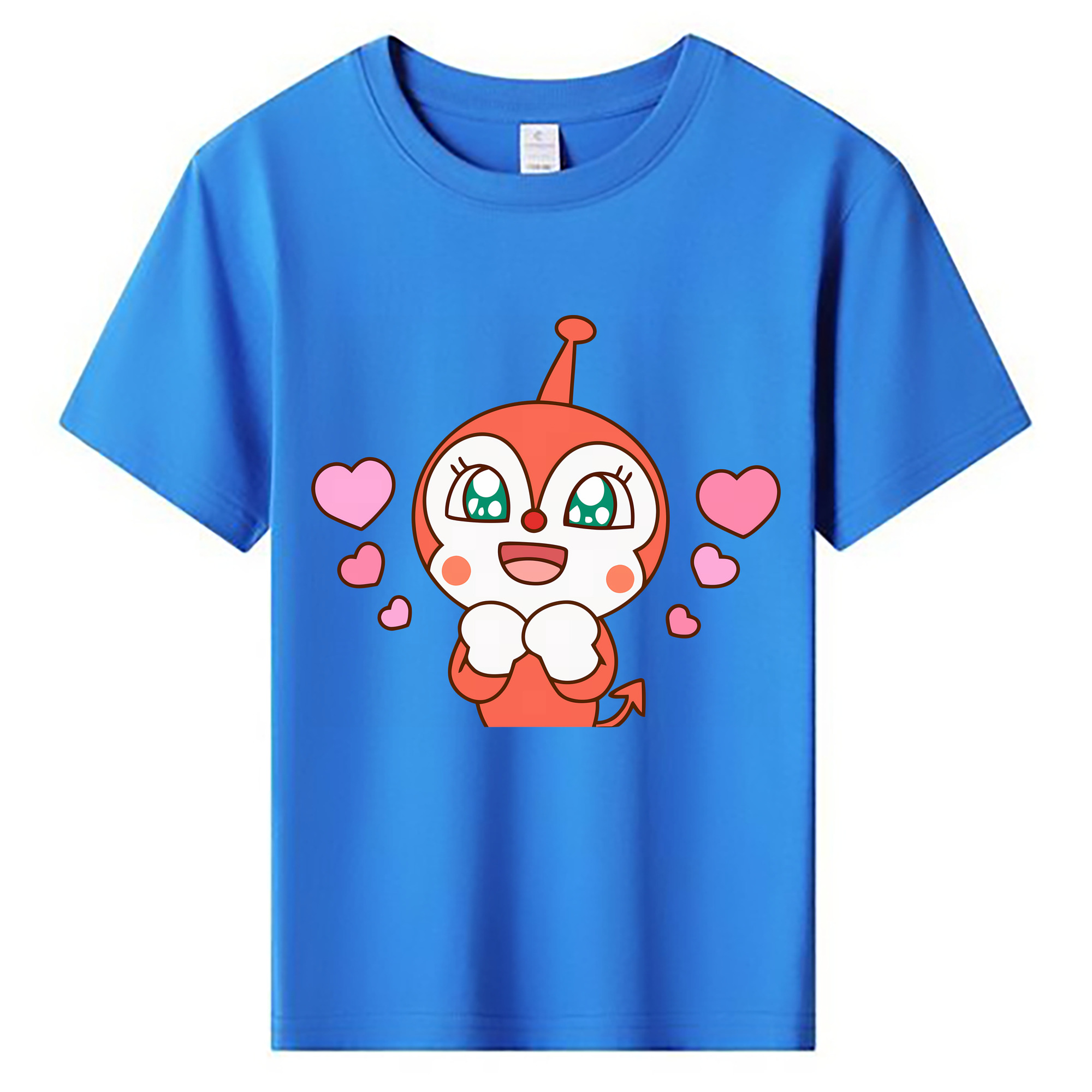 （画像用） アンパンマン Anpanman 綿100％キッズTシャツ（フロントプリント）